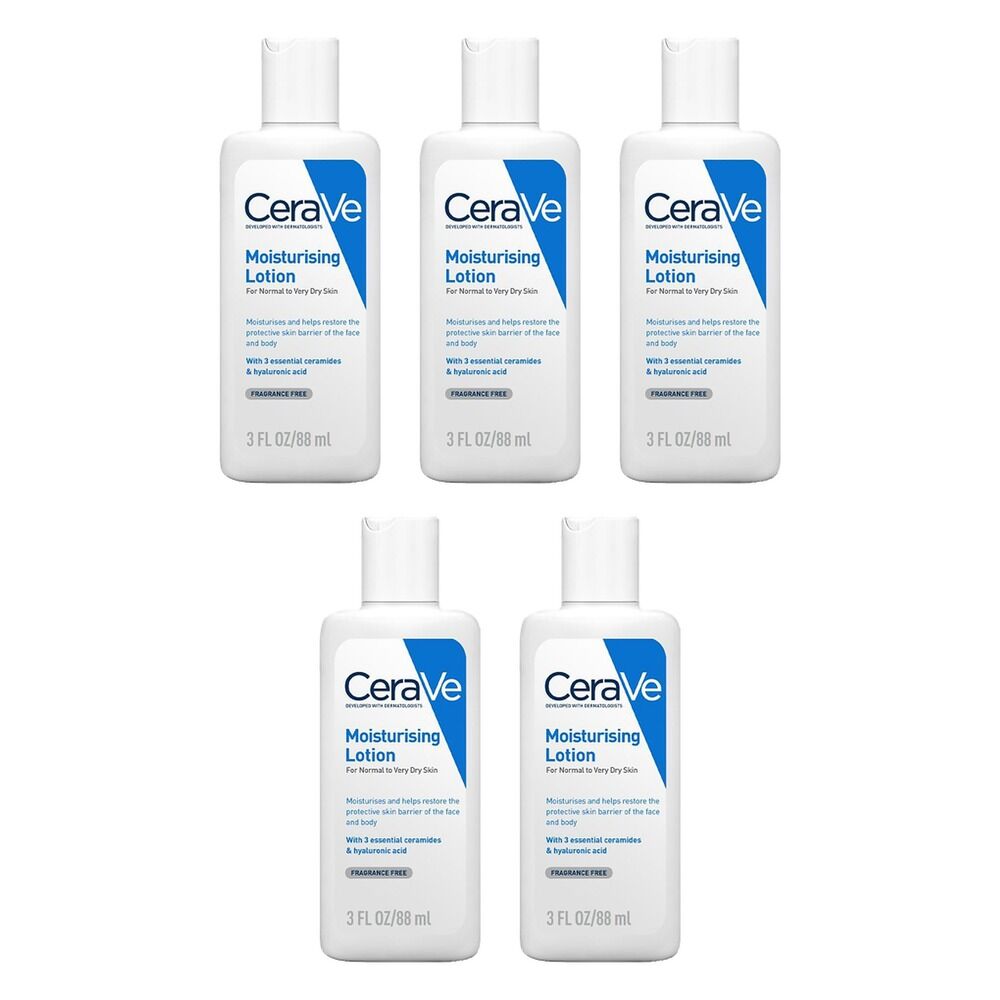 CeraVe Moisturising Lotion 88mL Pack of 5