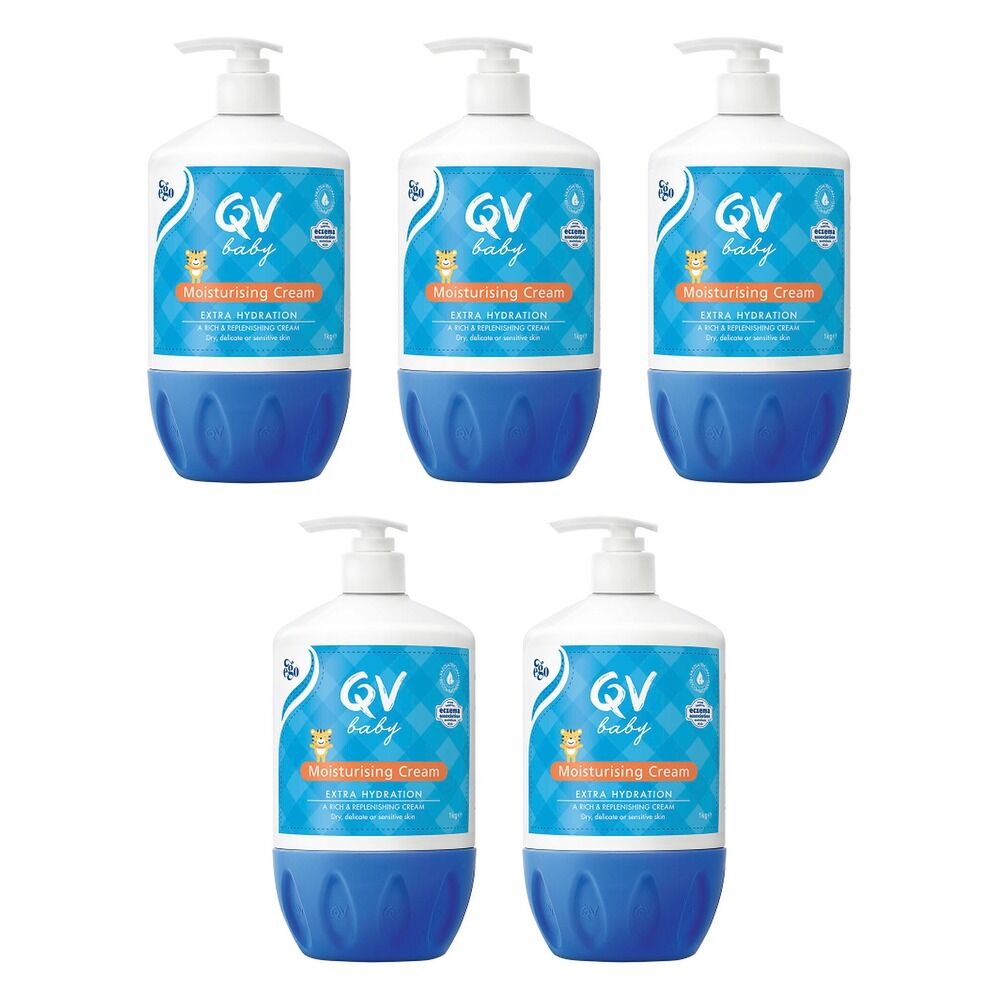Ego QV Baby Moisturising Cream 1kg Pack of 5