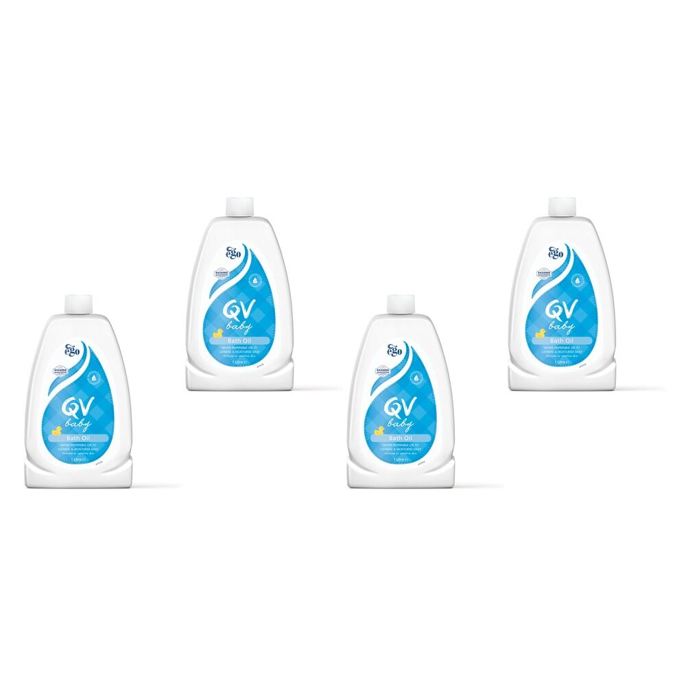 Ego QV Baby Bath Oil 1L Pack of 4
