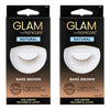 Glam by Manicare Bare Brown Natural Lashes x 6 Bundle of 2