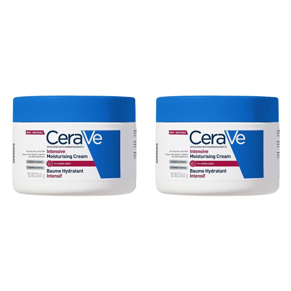 CeraVe Intensive Moisturising Cream 340g Pack of 2