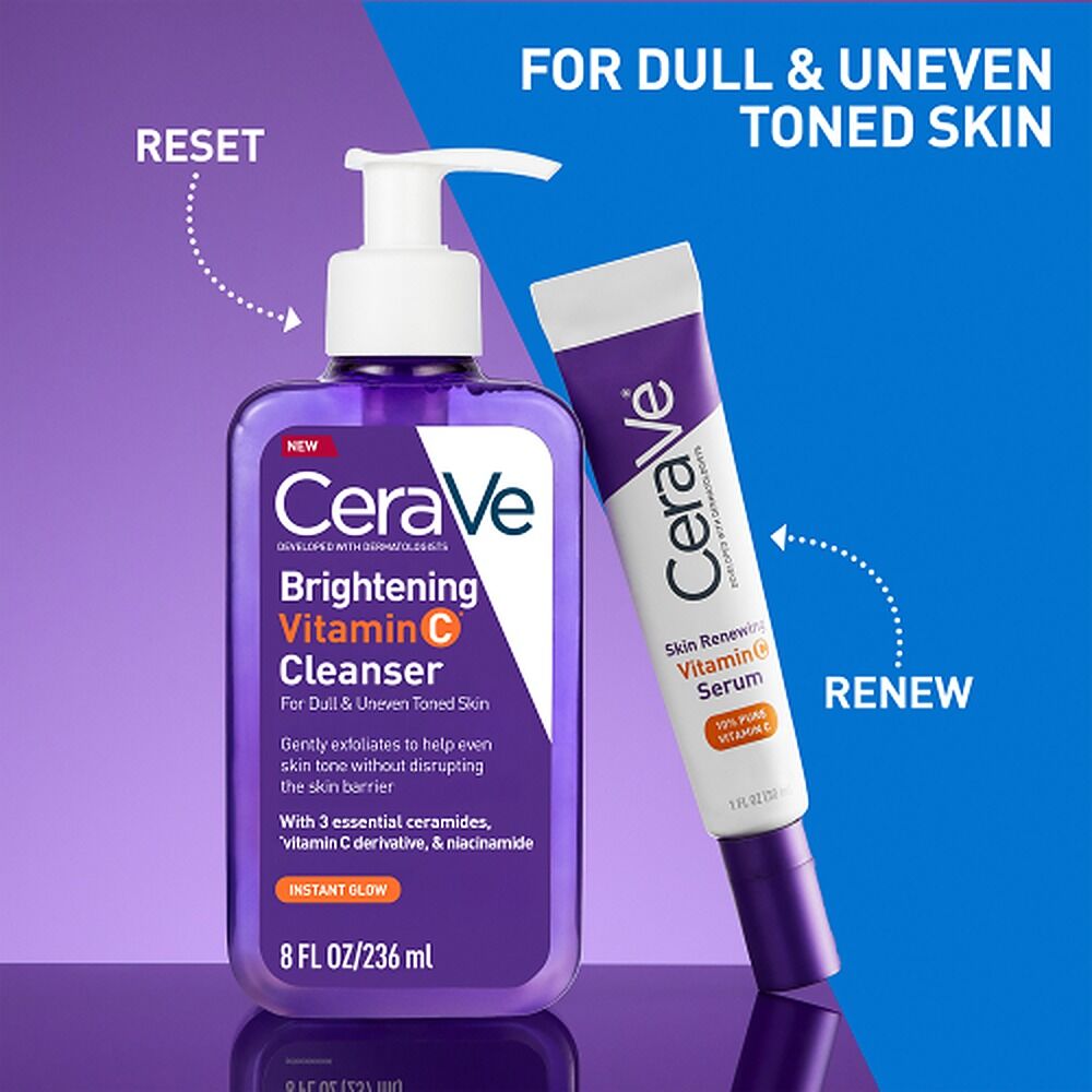 CeraVe Brightening Vitamin C Cleanser 236mL