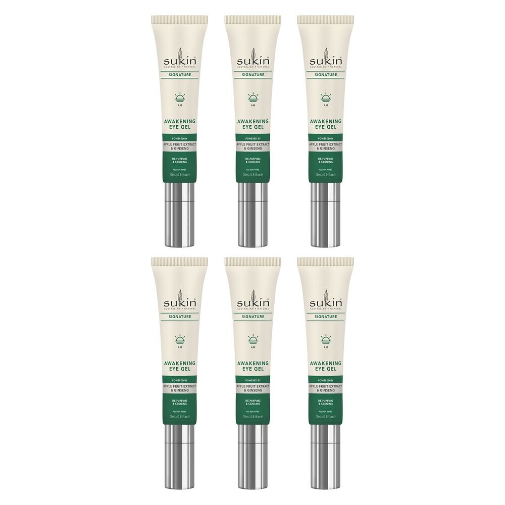 Sukin Signature Awakening Eye Gel 15mL Pack of 6