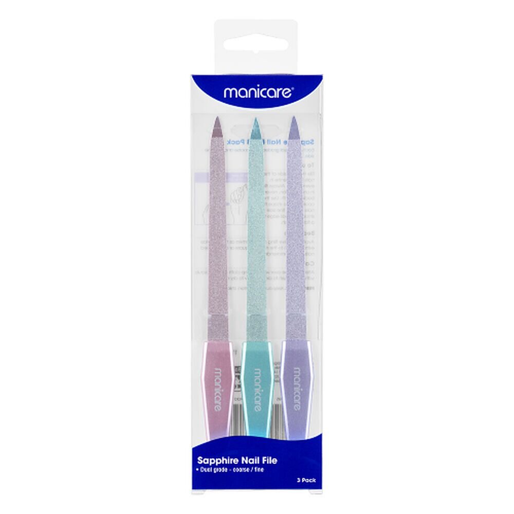Manicare Sapphire Nail File 3 Pack