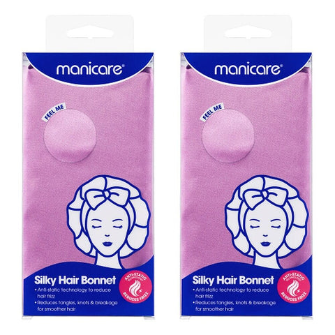 Manicare Silky Hair Bonnet x 6 Bundle of 2