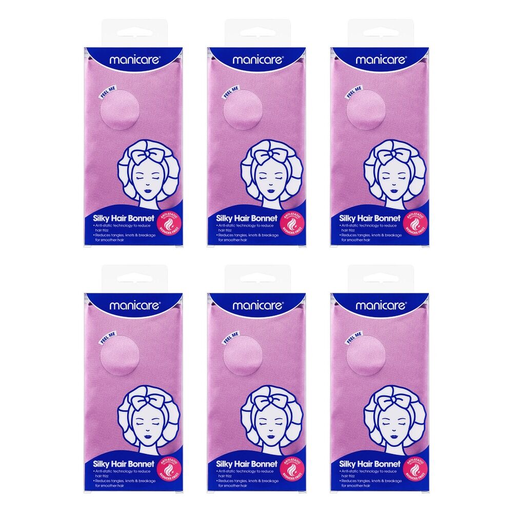 Manicare Silky Hair Bonnet x 6 Bundle of 6
