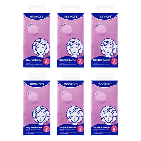 Manicare Silky Hair Bonnet x 6 Bundle of 6