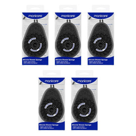 Manicare Silicone Shower Sponge x 6 Bundle of 5