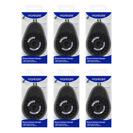 Manicare Silicone Shower Sponge x 6 Bundle of 6