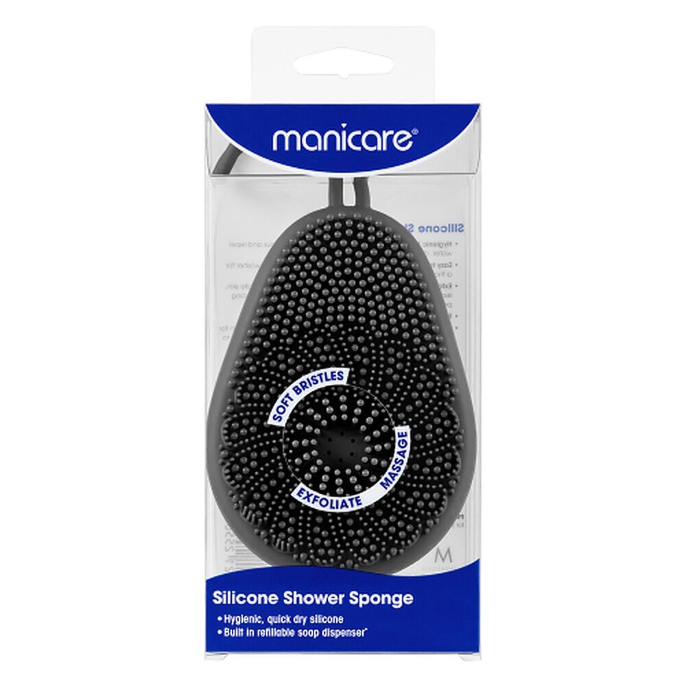 Manicare Silicone Shower Sponge x 6