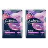Libra Ultra Thin Pads Super with Wings 18 Pack x 6 Bundle of 2
