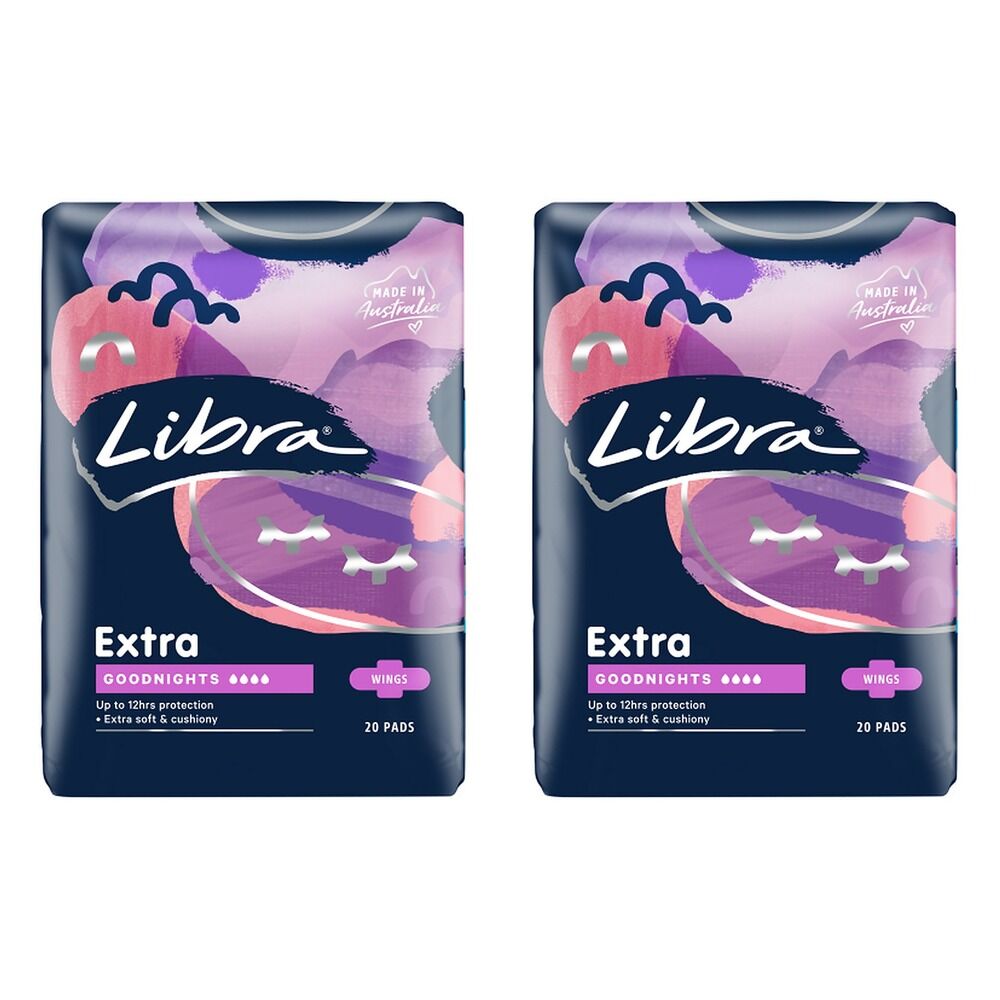 Libra Ultra Thin Pads Super with Wings 18 Pack x 6 Bundle of 2