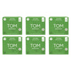TOM Organic Regular Extra Thick Pads 10 Pack x 4 Bundle of 6