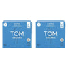 TOM Organic Extra Thick Super Pads 10 Pack x 4 Bundle of 2