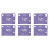 TOM Organic Extra Thick Overnight Pads 8 Pack x 4 Bundle of 6