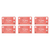 TOM Organic Liners Long & Thick 26 Pack x 4 Bundle of 6