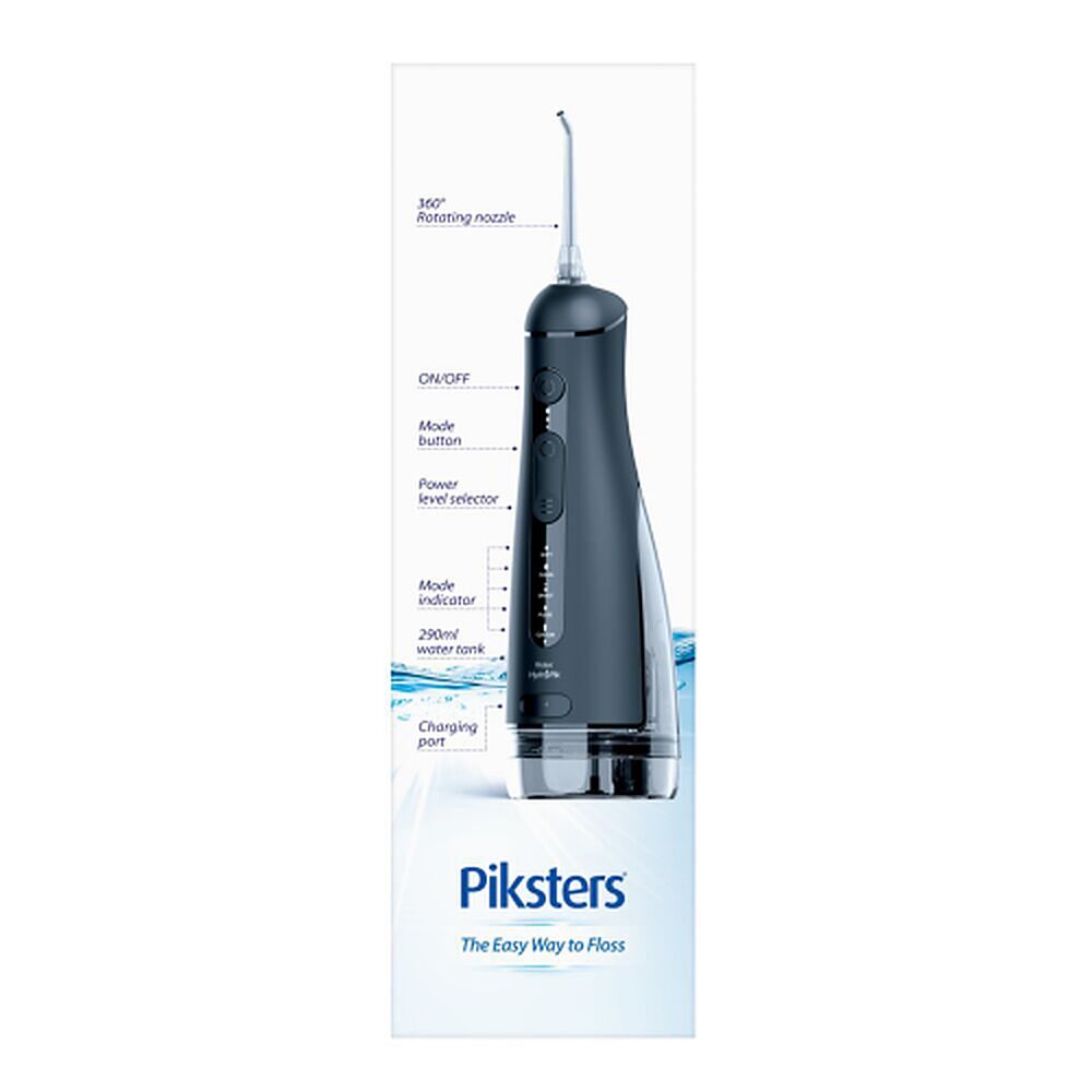 Piksters HydroPik Easy Water Flosser Black