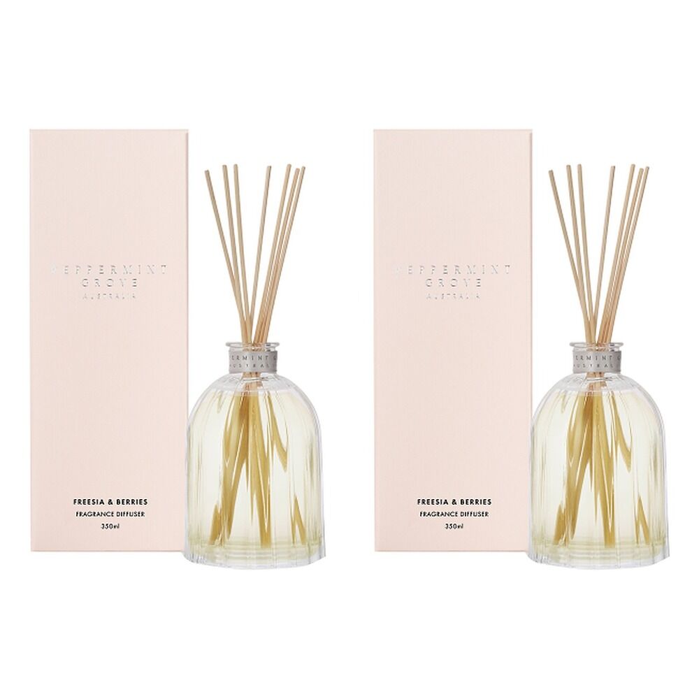 Peppermint Grove Freesia & Berries Fragrance Diffuser 350mL Pack of 2