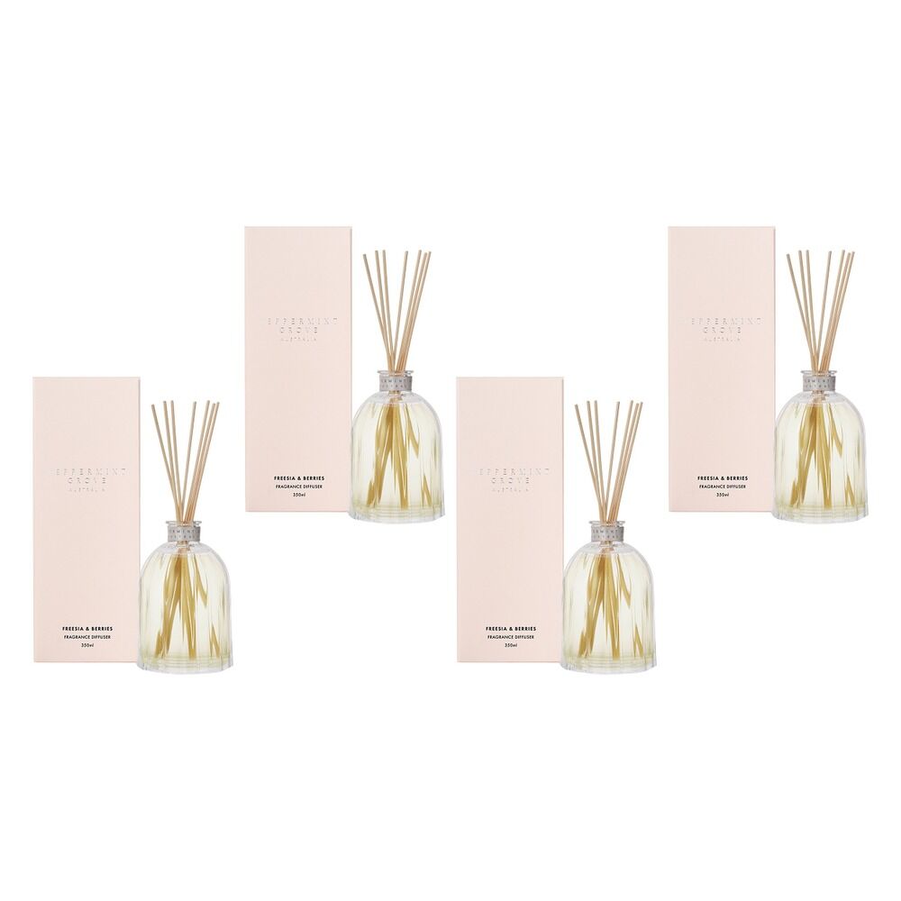 Peppermint Grove Freesia & Berries Fragrance Diffuser 350mL Pack of 4