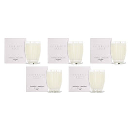 Peppermint Grove Patchouli & Bergamot Scented Soy Candle 370g Pack of 5