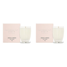 Peppermint Grove Freesia & Berries Scented Soy Candle 60g Pack of 2