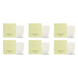 Peppermint Grove Lemongrass & Lime Scented Soy Candle 60g Pack of 6