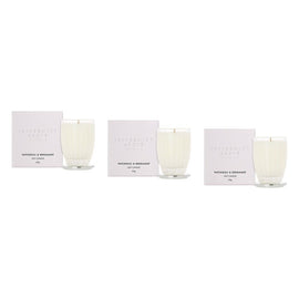 Peppermint Grove Patchouli & Bergamot Scented Soy Candle 60g Pack of 3