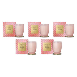 Peppermint Grove Pink Rose & Marshmallow Limited Edition Scented Soy Pack of 5