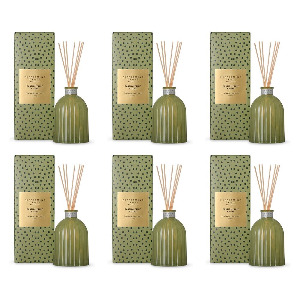 Peppermint Grove Passionfruit & Lime Limited Edition Fragrance Pack of 6