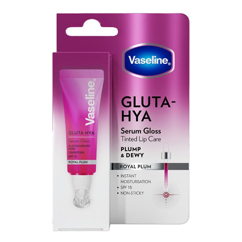 Vaseline Gluta-Hya Serum Gloss Royal Plum SPF 15 10mL