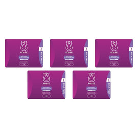Poise Maxi Night Ultra Long Pads 20 Pads x 2 Bundle of 5