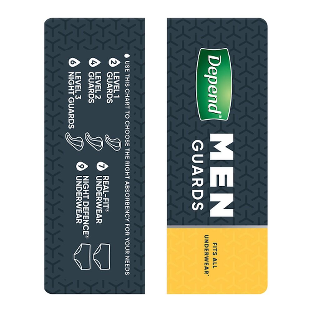 Depend Guard Level 2 Men 12 Pack x 2