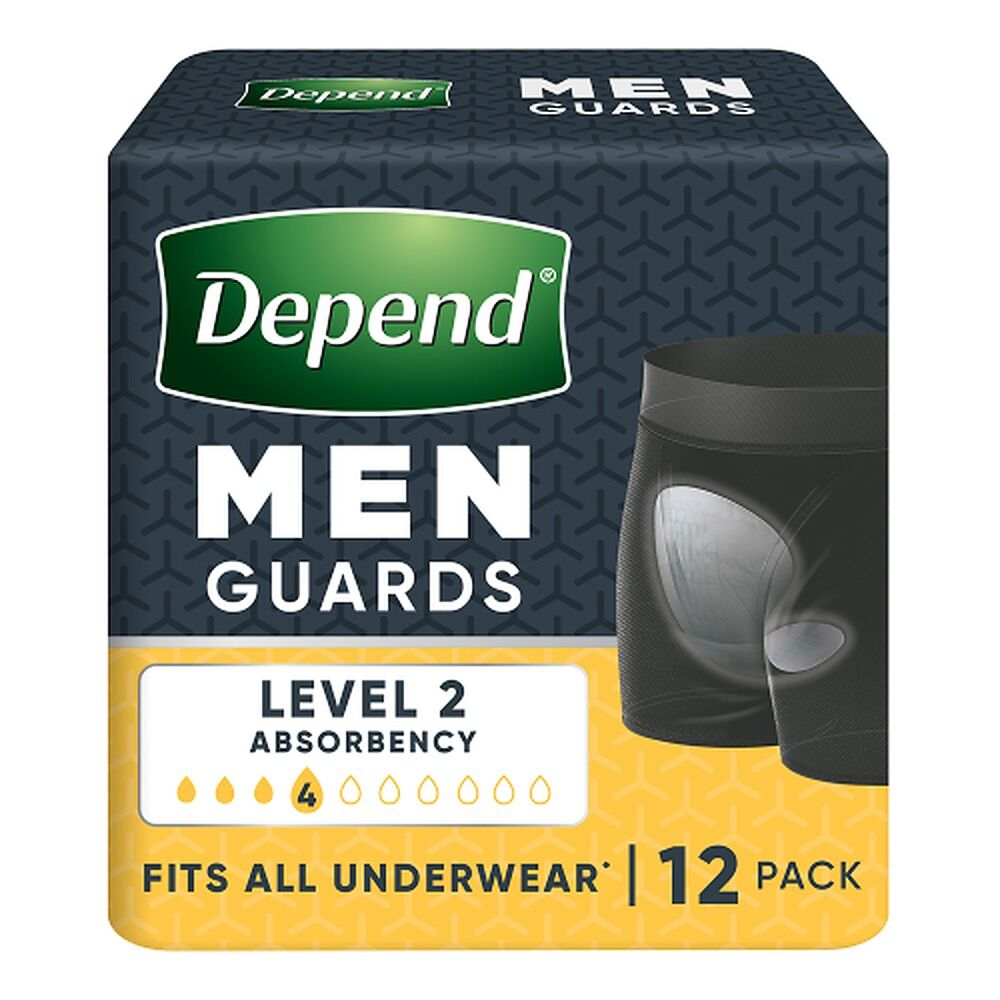 Depend Guard Level 2 Men 12 Pack x 2