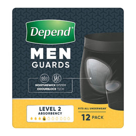 Depend Guard Level 2 Men 12 Pack