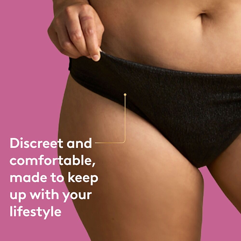 Poise Intimates Disposable Underwear Large 8 Full Briefs x 2