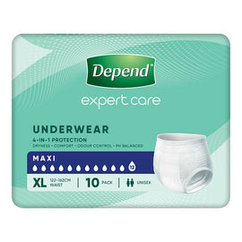 Depend Underwear Maxi Extra Large 10 Pack