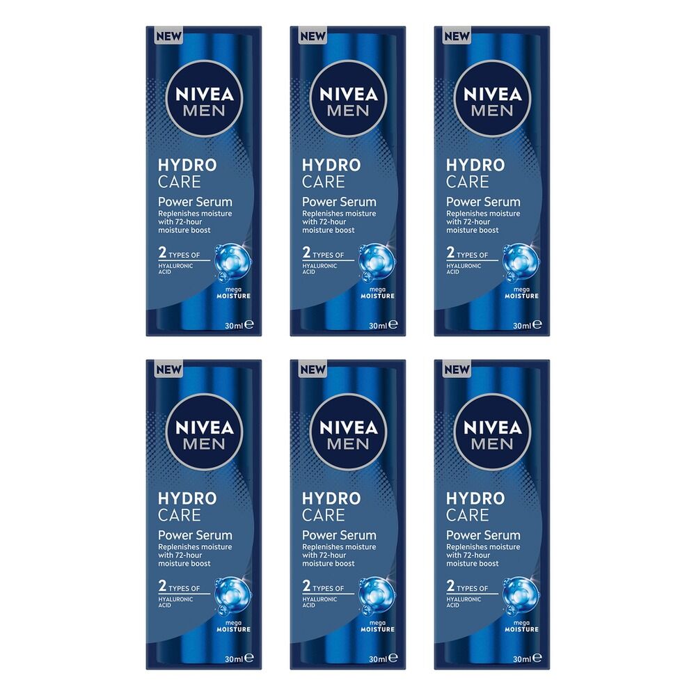 NIVEA Men Hydro Care Power Serum 30mL Pack of 6