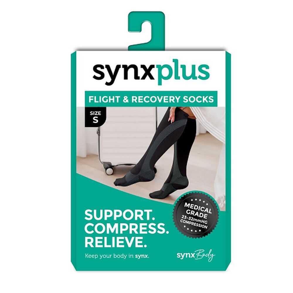 Synx Plus Flight & Recovery Socks Black Small