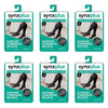 Synx Plus Flight & Recovery Socks Black Medium Pack of 6