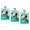 Synx Plus Flight & Recovery Socks Black Large Pack of 3