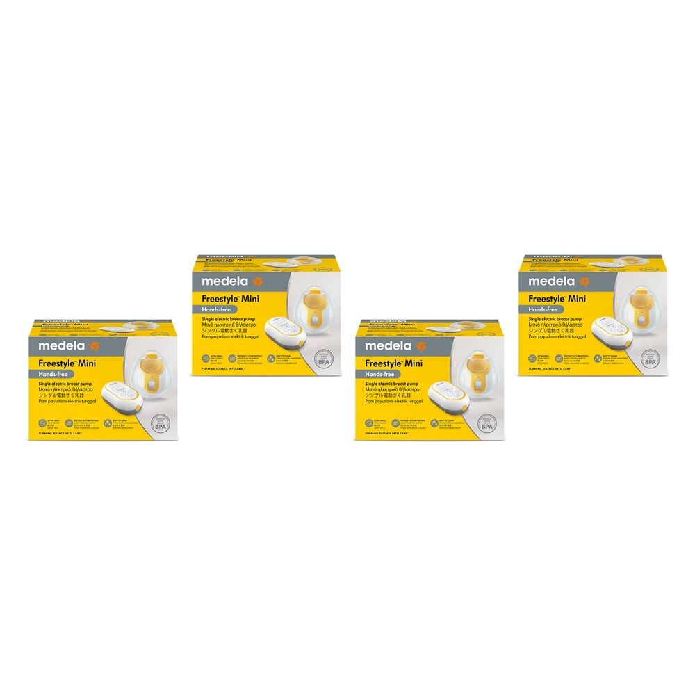 Medela Freestyle Mini Hands-Free Single Electric Breast Pump Pack of 4