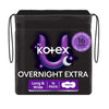 U By Kotex Extra Overnight Pads Long with Wings 16 Pack x 2