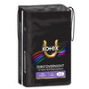 U By Kotex Zero Overnight Long Ultrathins with Wings 8 Pads x 6