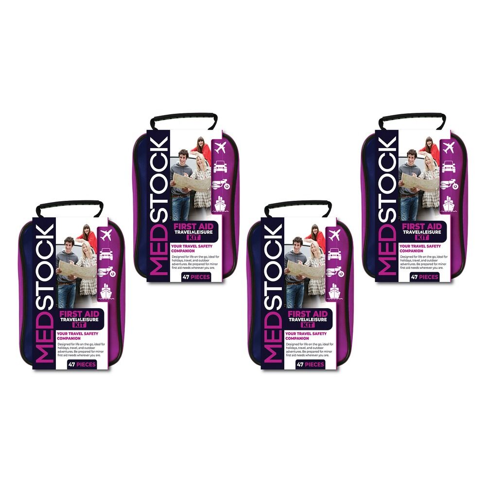 Medstock First Aid Kit Travel & Leisure Pack of 4