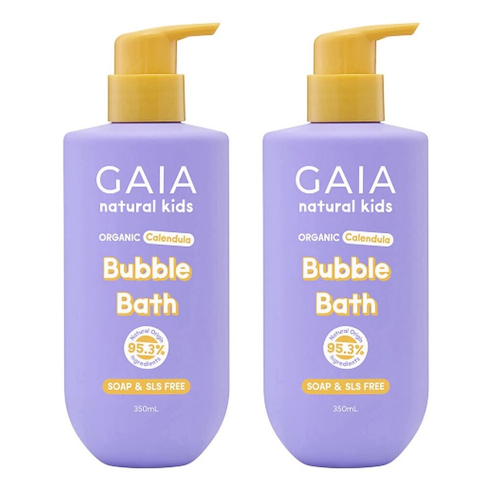 GAIA Natural Kids Bubble Bath 350mL Pack of 2