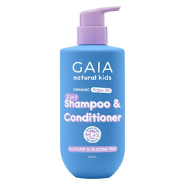 GAIA Natural Kids 2 in 1 Shampoo & Conditioner 350mL