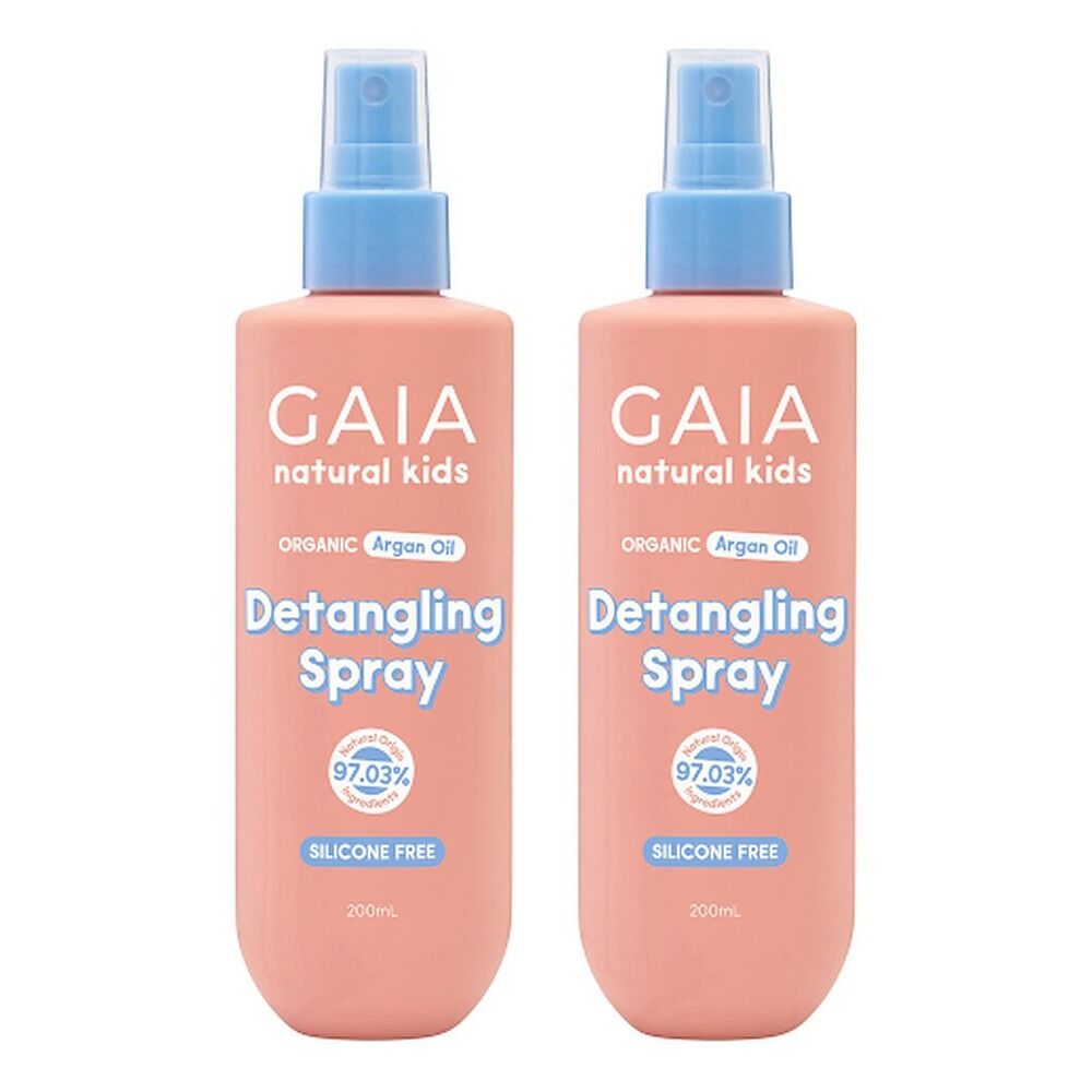 GAIA Natural Kids Detangling Spray 200mL Pack of 2