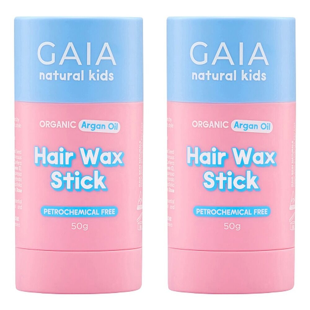 GAIA Natural Kids Hair Wax Stick 50g Pack of 2