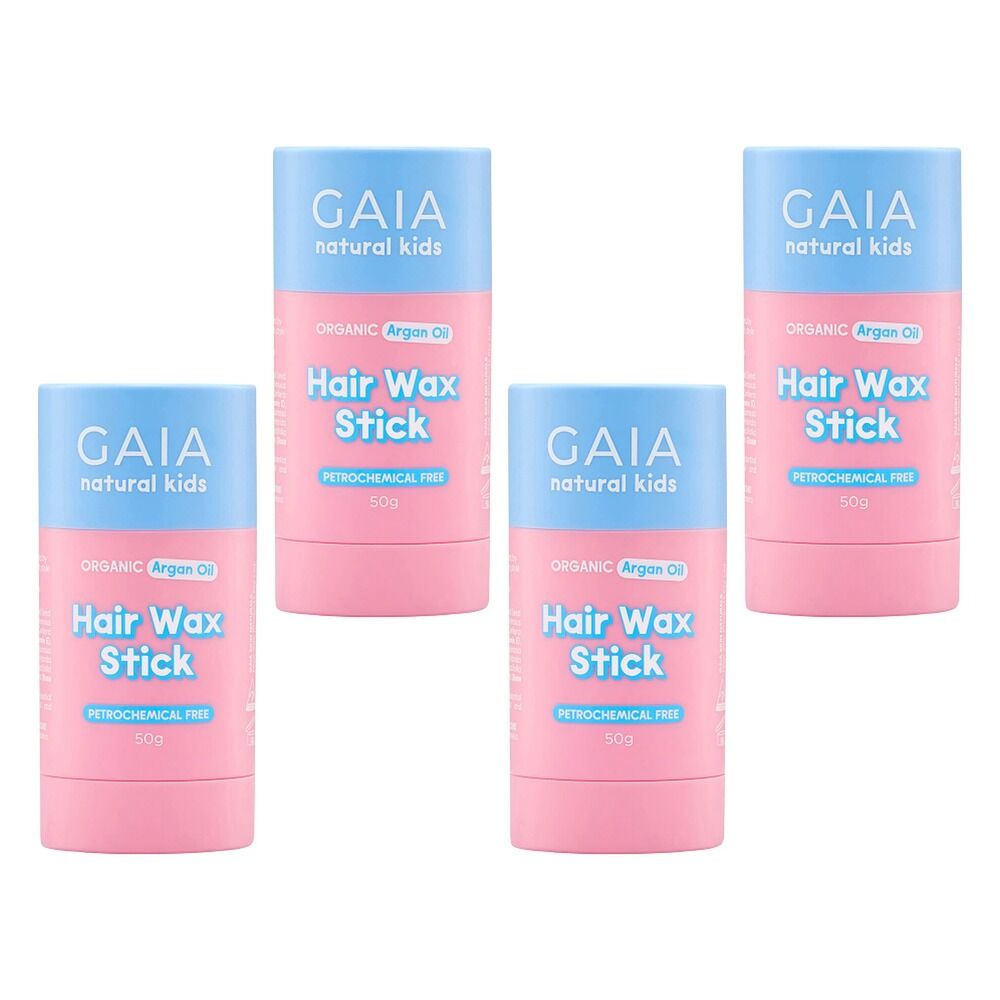 GAIA Natural Kids Hair Wax Stick 50g Pack of 4