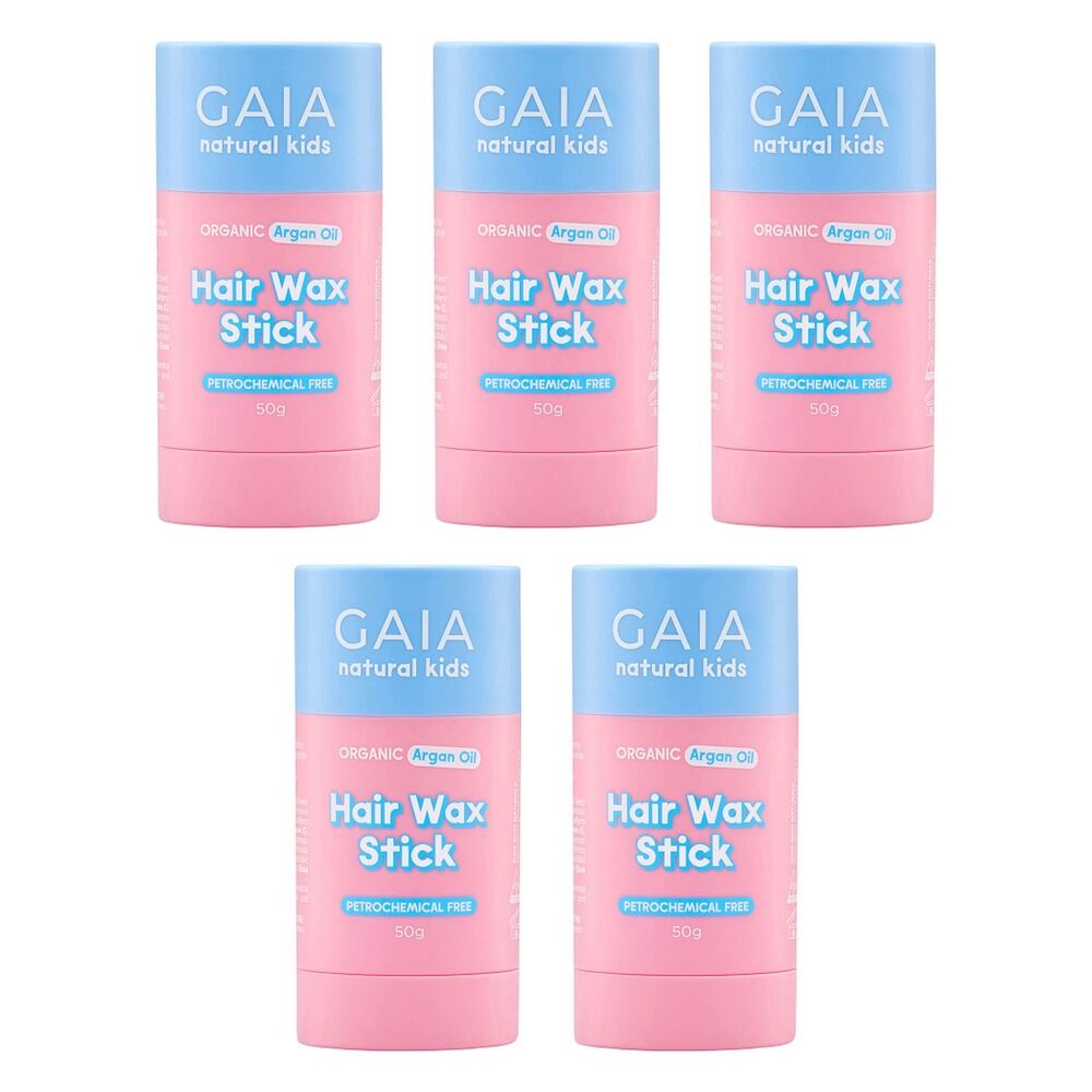 GAIA Natural Kids Hair Wax Stick 50g Pack of 5